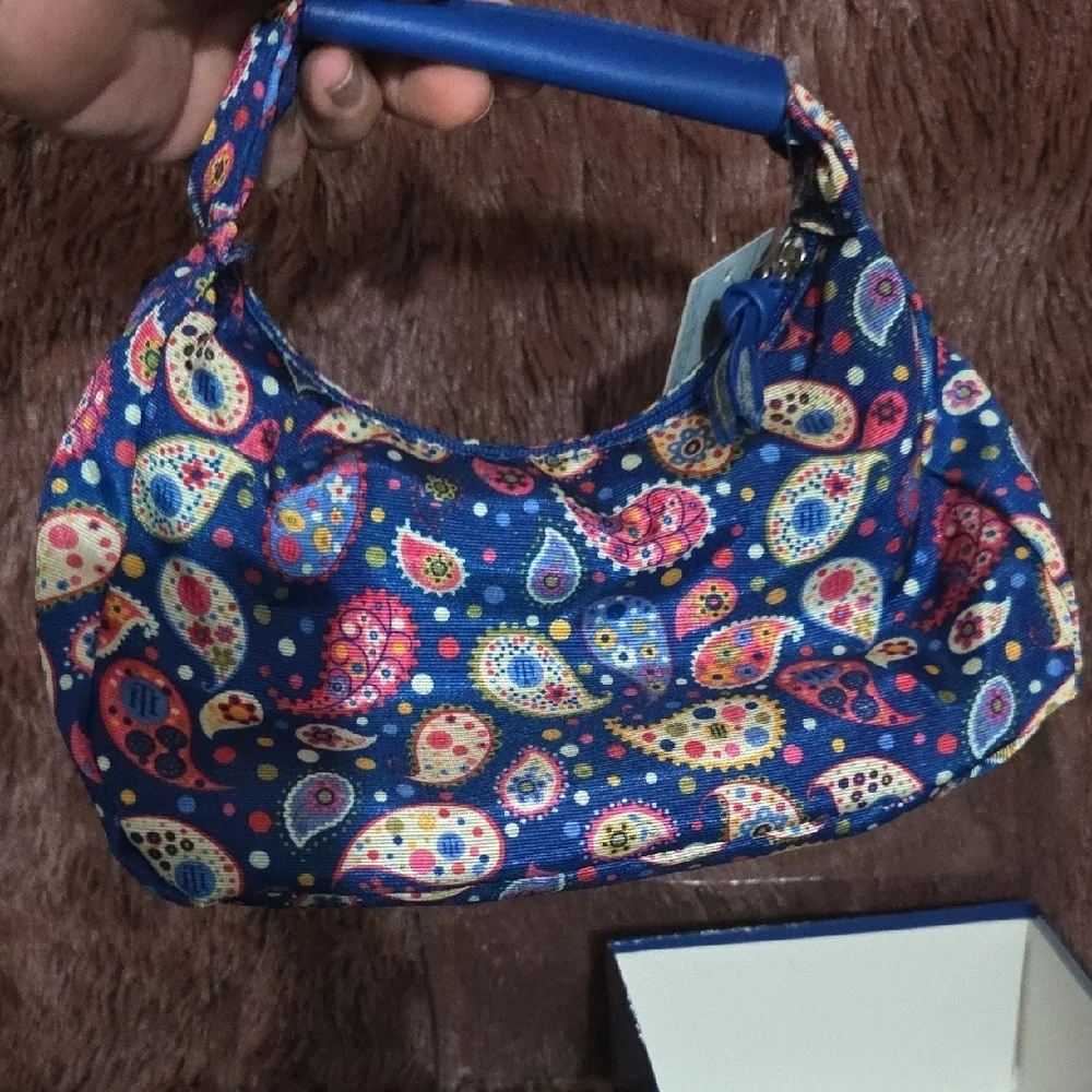 Tommy Hilfiger Multicolor Paisley Hobo Bag NWT